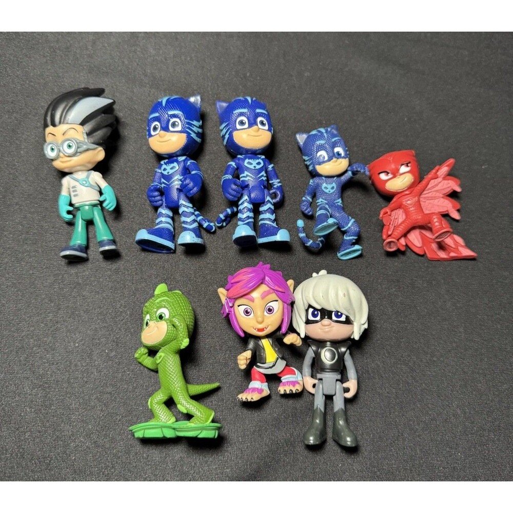 Pj Mask Frog Box Toys Action Figure Mixed Lot Of 8